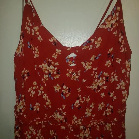 Red floral dress xxl Multicolor - Picture 2 of 8